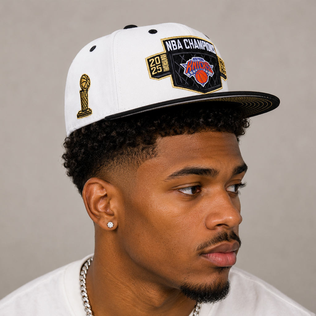 Unisex New York Knicks 2026 Finals Champions Locker Room Graphic Hat for Basketball Fans