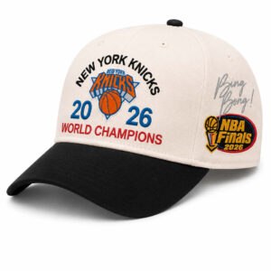 Unisex New York Knicks 2026 World Champions Finals Bing Bong Graphic Hat for Basketball Fans