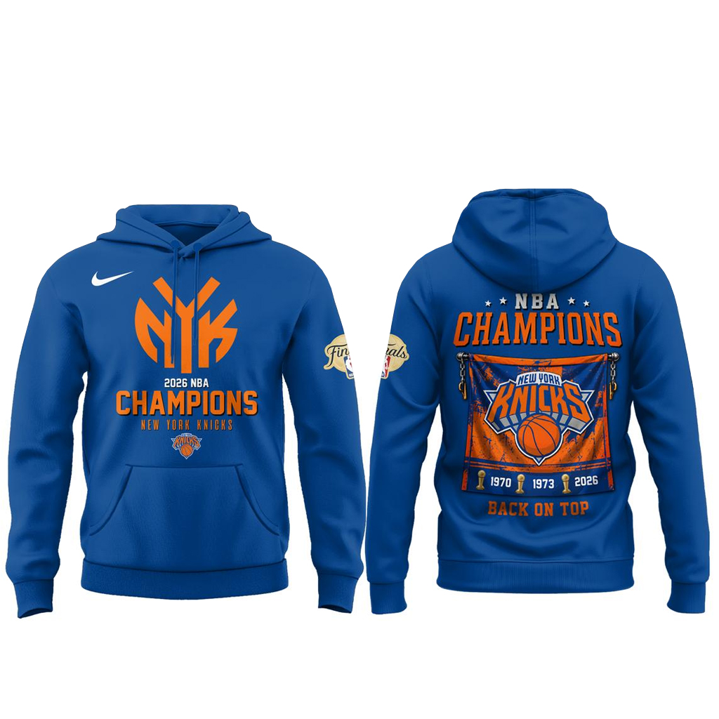 Unisex New York Knicks Back On Top 2026 Finals Graphic Shirt for Basketball Fans 2 Unisex New York Knicks Back On Top 2026 Finals Graphic Hoodie for Basketball Fans