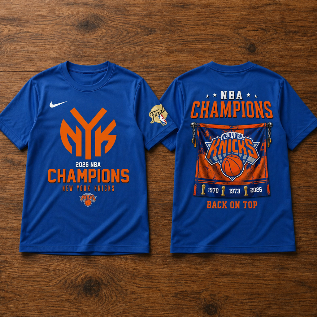 Unisex New York Knicks Back On Top 2026 Finals Graphic Shirt for Basketball Fans 3 Unisex New York Knicks Back On Top 2026 Finals Graphic Shirt for Basketball Fans
