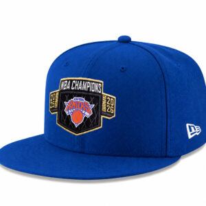 Unisex New York Knicks Blue 2026 Finals Champions Locker Room Graphic Hat for Basketball Fans