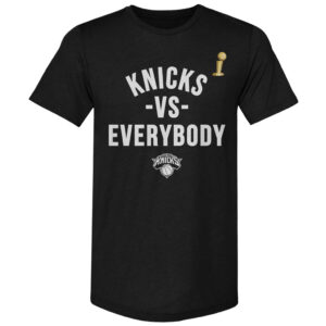 Unisex New York Knicks Finals 2026 Vs Everybody Graphic Shirt for Basketball Fans