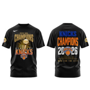 Unisex New York Knicks Finals Champions 2026 Won For The City Graphic Shirt for Basketball Fans