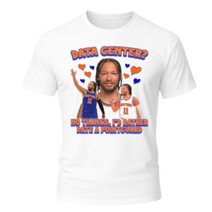 Unisex New York Knicks Jalen Brunson No Thanks I'd Rather Date A Point Guard Graphic Shirt for Basketball Fans