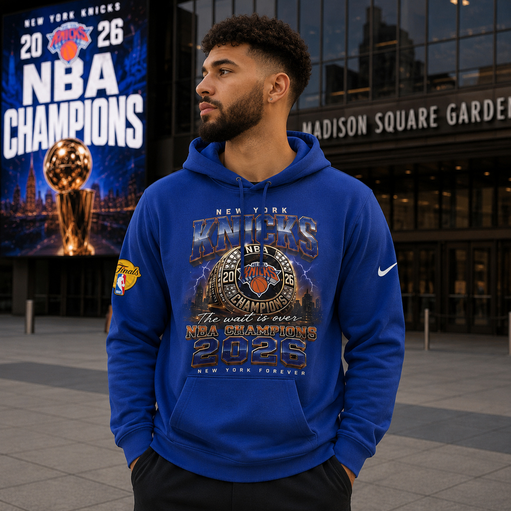 Unisex New York Knicks Rings Champions 2026 The Wait Is Over Graphic Shirt for Basketball Fans 4 Unisex New York Knicks Rings Champions 2026 The Wait Is Over Graphic Hoodie for Basketball Fans