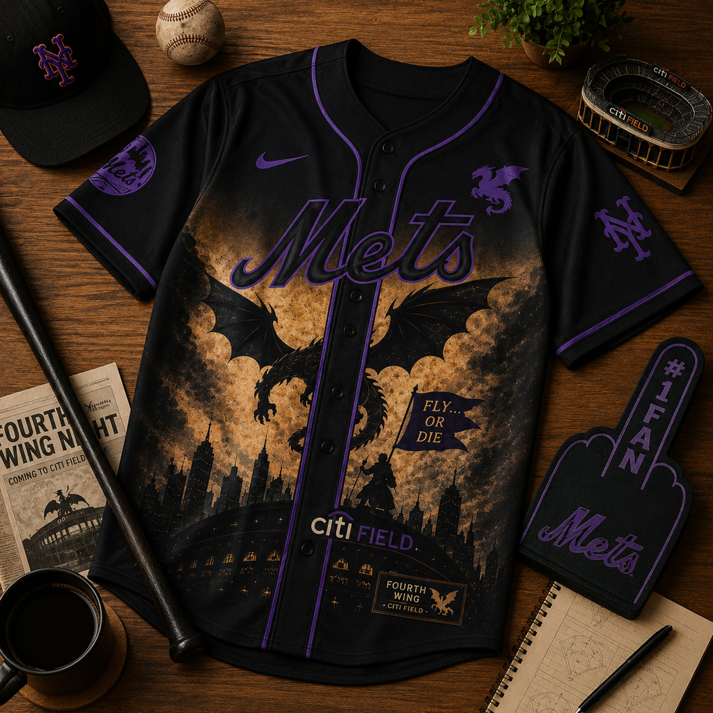 Unisex New York Mets Fourth Wing Night 2026 Fly Or Die Version 2 Baseball Jersey for Baseball Fans 2 Unisex New York Mets Fourth Wing Night 2026 Fly Or Die Version 2 Baseball Jersey for Baseball Fans