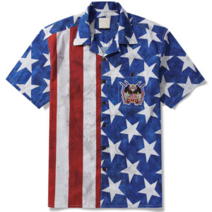 Unisex Patriot's Honor Hawaiian Shirt for Patriotic Fans