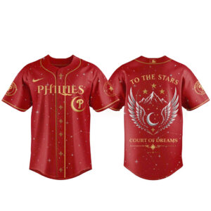 Unisex Philadelphia Phillies Acotar Night Court Of Dreams 2026 Baseball Jersey for Baseball Fans