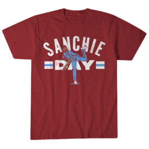 Unisex Philadelphia Phillies Cristopher Sanchez Sanchie Day Graphic Shirt for Baseball Fans