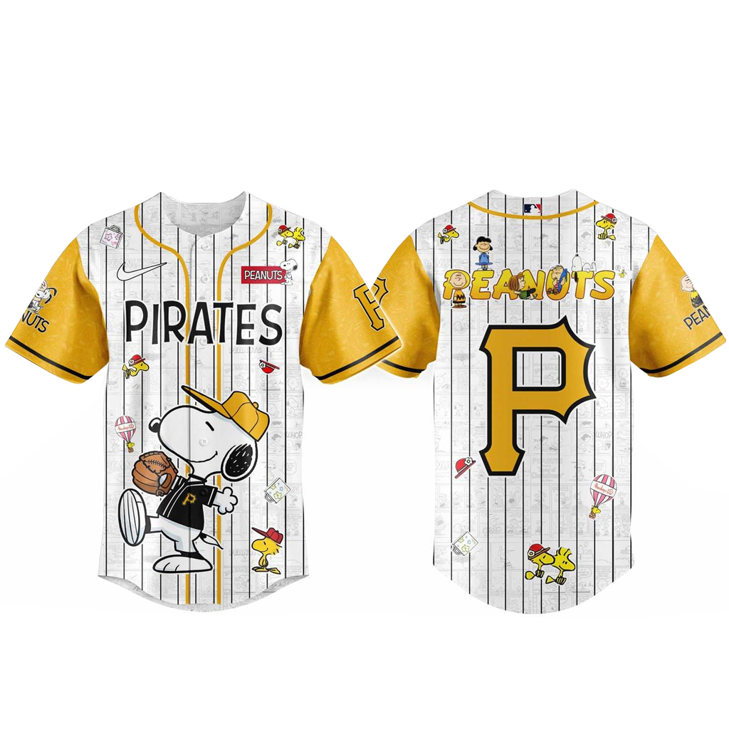 Unisex Pittsburgh Pirates Peanuts Night 2026 Baseball Jersey for Baseball Fans 1 Unisex Pittsburgh Pirates Peanuts Night 2026 Baseball Jersey for Baseball Fans