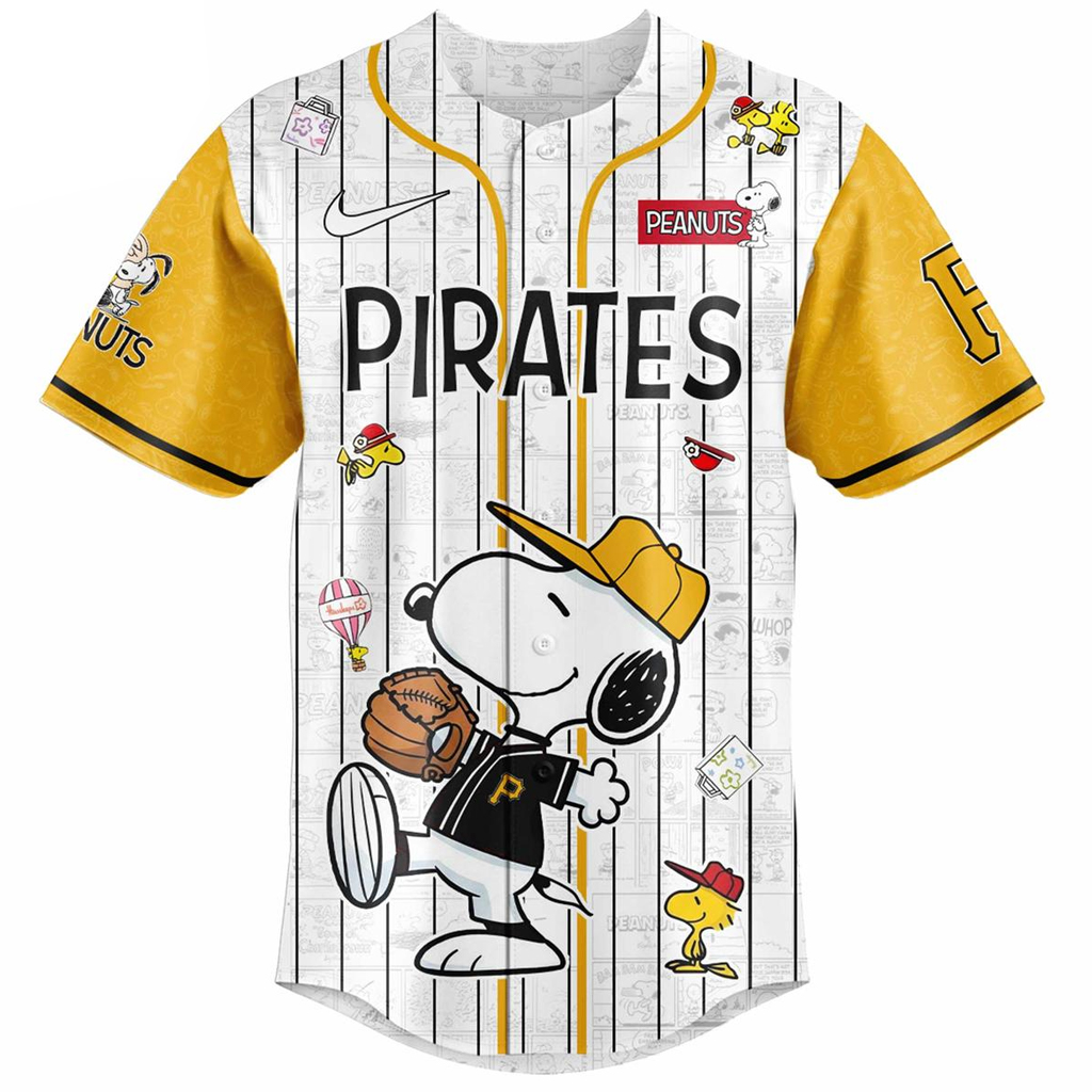Unisex Pittsburgh Pirates Peanuts Night 2026 Baseball Jersey for Baseball Fans 2 Unisex Pittsburgh Pirates Peanuts Night 2026 Baseball Jersey for Baseball Fans