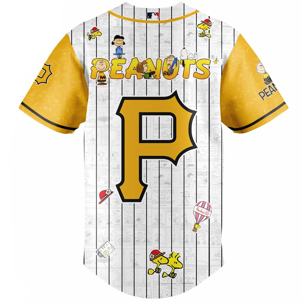 Unisex Pittsburgh Pirates Peanuts Night 2026 Baseball Jersey for Baseball Fans 3 Unisex Pittsburgh Pirates Peanuts Night 2026 Baseball Jersey for Baseball Fans