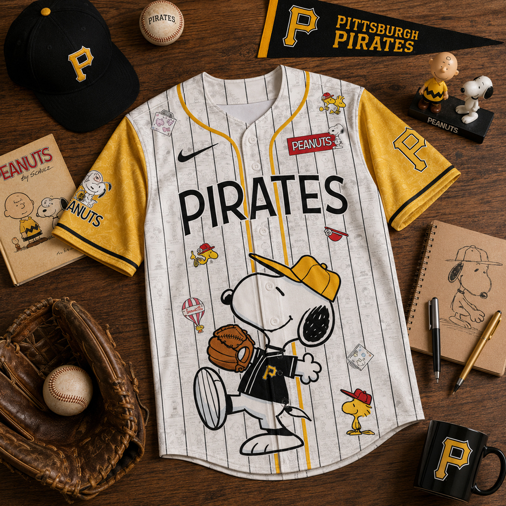 Unisex Pittsburgh Pirates Peanuts Night 2026 Baseball Jersey for Baseball Fans 4 Unisex Pittsburgh Pirates Peanuts Night 2026 Baseball Jersey for Baseball Fans