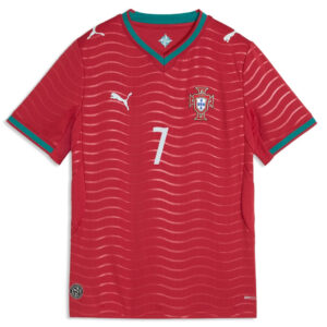 Unisex Portugal Global Soccer Event 2026 Home Ronaldo Number 7 Soccer Jersey for Soccer Fans