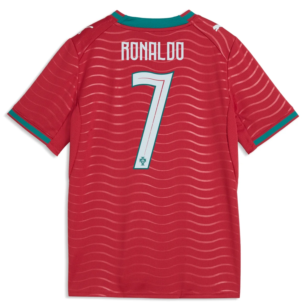 Unisex Portugal Global Soccer Event 2026 Home Ronaldo Number 7 Soccer Jersey for Soccer Fans