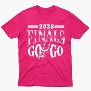 Unisex San Antonio Spurs Finals Spurs Go Game 1 Pink Graphic Shirt for Basketball Fans