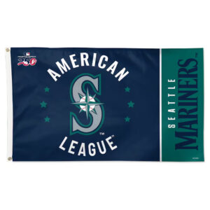 Unisex Seattle Mariners x America 250th Anniversary Graphic Flag for Baseball and Patriotic Fans