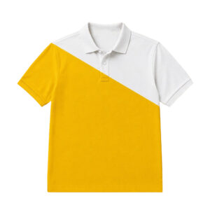 Unisex Spain Global Soccer Event 2026 White And Yellow Graphic Polo Shirt for Soccer Fans