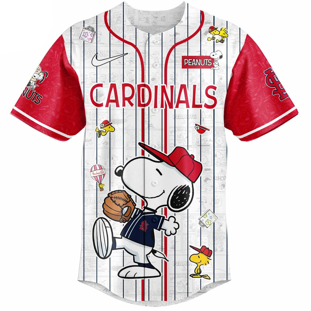 Unisex St. Louis Cardinals Peanuts Night 2026 Baseball Jersey for Baseball Fans 2 Unisex St. Louis Cardinals Peanuts Night 2026 Baseball Jersey for Baseball Fans