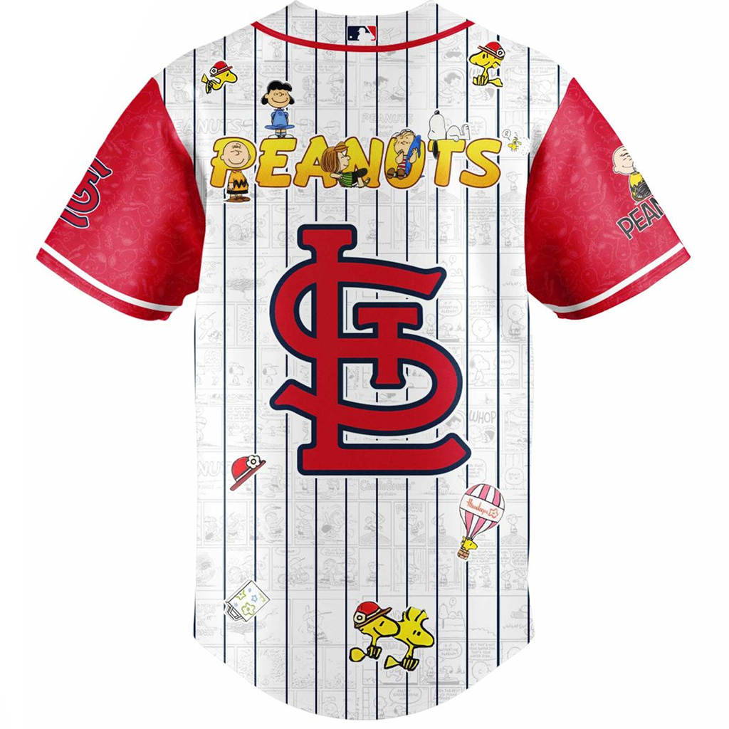 Unisex St. Louis Cardinals Peanuts Night 2026 Baseball Jersey for Baseball Fans 3 Unisex St. Louis Cardinals Peanuts Night 2026 Baseball Jersey for Baseball Fans