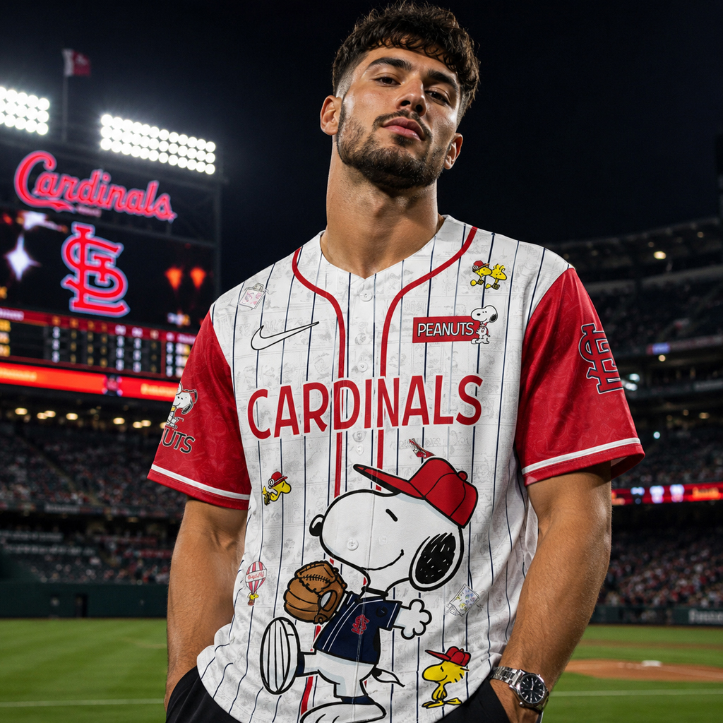 Unisex St. Louis Cardinals Peanuts Night 2026 Baseball Jersey for Baseball Fans 5 Unisex St. Louis Cardinals Peanuts Night 2026 Baseball Jersey for Baseball Fans