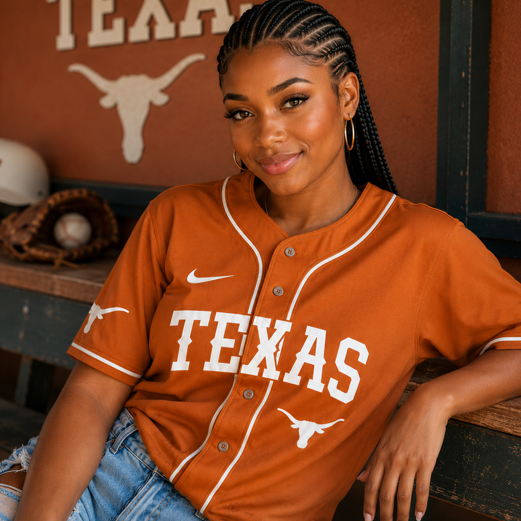 Unisex Texas Longhorns Omaha Bound 2026 College World Series Baseball Jersey for College Sports Fans 3 Unisex Texas Longhorns Omaha Bound 2026 College World Series Baseball Jersey for College Sports Fans