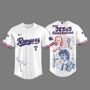 Unisex Texas Rangers Forrest Frank The Jesus Generation Tour 2026 Baseball Jersey for Baseball Fans