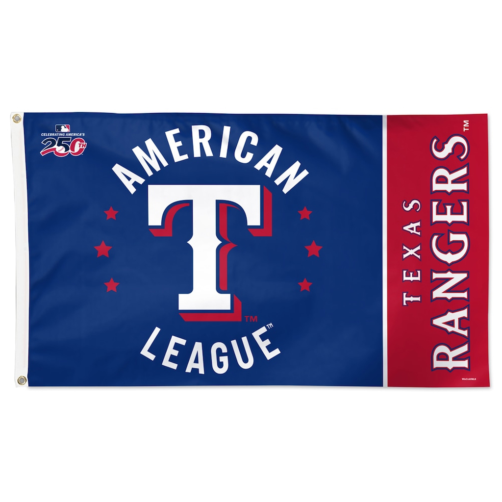 Unisex Texas Rangers x America 250th Anniversary Graphic Flag for Baseball and Patriotic Fans 1 Unisex Texas Rangers x America 250th Anniversary Graphic Flag for Baseball and Patriotic Fans