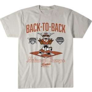 Unisex Texas Softball Back To Back Champions Diamond Graphic Shirt for College Sports Fans