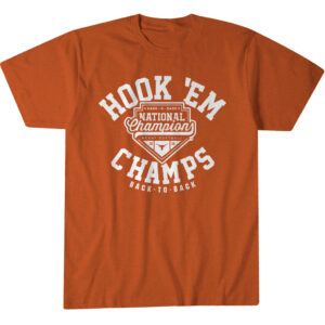 Unisex Texas Softball Hook 'Em 2026 National Champs Graphic Shirt for College Sports Fans