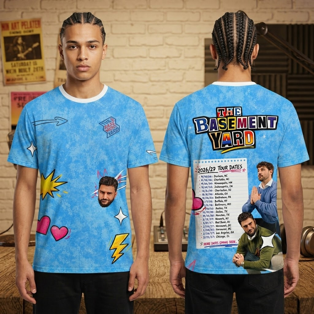 Unisex The Basement Yard Live 2026 Tour Date Graphic Shirt for Podcast Fans 3 Unisex The Basement Yard Live 2026 Tour Date Graphic Shirt for Podcast Fans