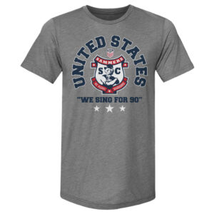 Unisex U.S. Soccer Sam's Army We Sing For 90 Graphic Shirt for Soccer Fans