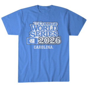 Unisex UNC Baseball 2026 College World Series Graphic Shirt for College Sports Fans