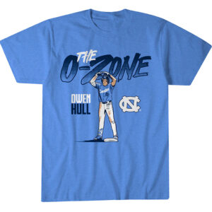 Unisex UNC Baseball Owen Hull The O-Zone Graphic Shirt for College Baseball Fans