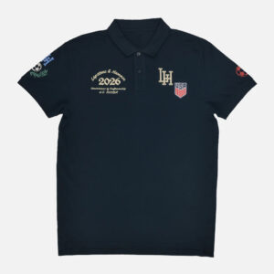 Unisex USMNT Men's National Team 2026 Navy Graphic Polo Shirt for Soccer Fans