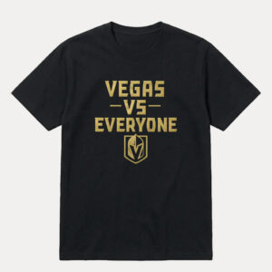 Unisex Vegas Golden Knights Vs Everyone Graphic Shirt for Hockey Fans
