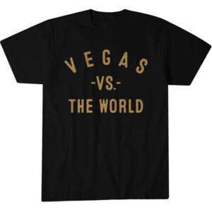 Unisex Vegas Vs The World Graphic Shirt for Hockey Fans