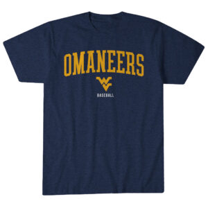 Unisex West Virginia Baseball OmaNeers Graphic Shirt for College Sports Fans
