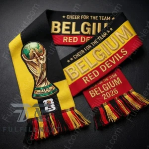 Belgium National Football Team Global Soccer Event 2026 Scarf