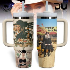 Beyonce Music Graphic Tumbler With Handle for Music Fans