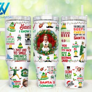 Unisex Buddy Elf Tumbler Graphic Tumbler for Movie Fans