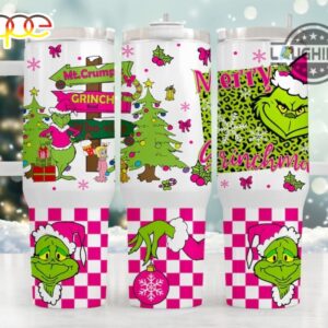 Unisex Christmas Grinch Tumbler Graphic Tumbler for Movie Fans