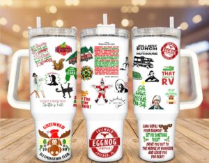 Christmas Vacation Tumbler Graphic Tumbler for Movie Fans
