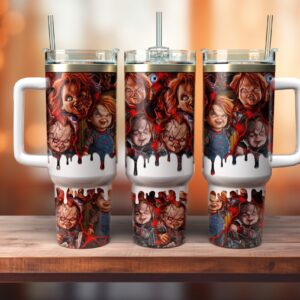 Unisex Chucky Tumbler Graphic Tumbler for Movie Fans