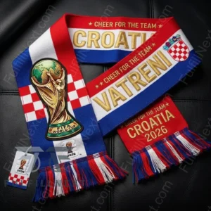 Croatia National Football Team Global Soccer Event 2026 Scarf