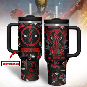 Unisex Deadpool Tumbler Graphic Tumbler for Movie Fans