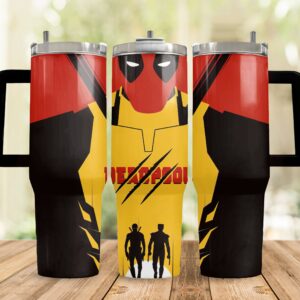 Unisex Deadpool Tumbler Graphic Tumbler for Movie Fans