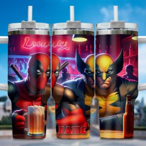 Unisex Deadpool Wolverine Tumbler Graphic Tumbler for Movie Fans