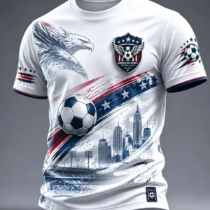 Unisex USA Global Soccer Event 2026 Soccer Merch Graphic Shirt for Soccer Fans
