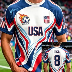 Unisex USA Global Soccer Event 2026 Fan Gift Ideas Graphic Shirt for Soccer Fans